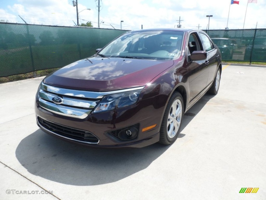 2012 Fusion SE - Bordeaux Reserve Metallic / Charcoal Black photo #43