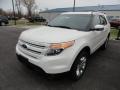 2013 White Platinum Tri-Coat Ford Explorer Limited 4WD  photo #1