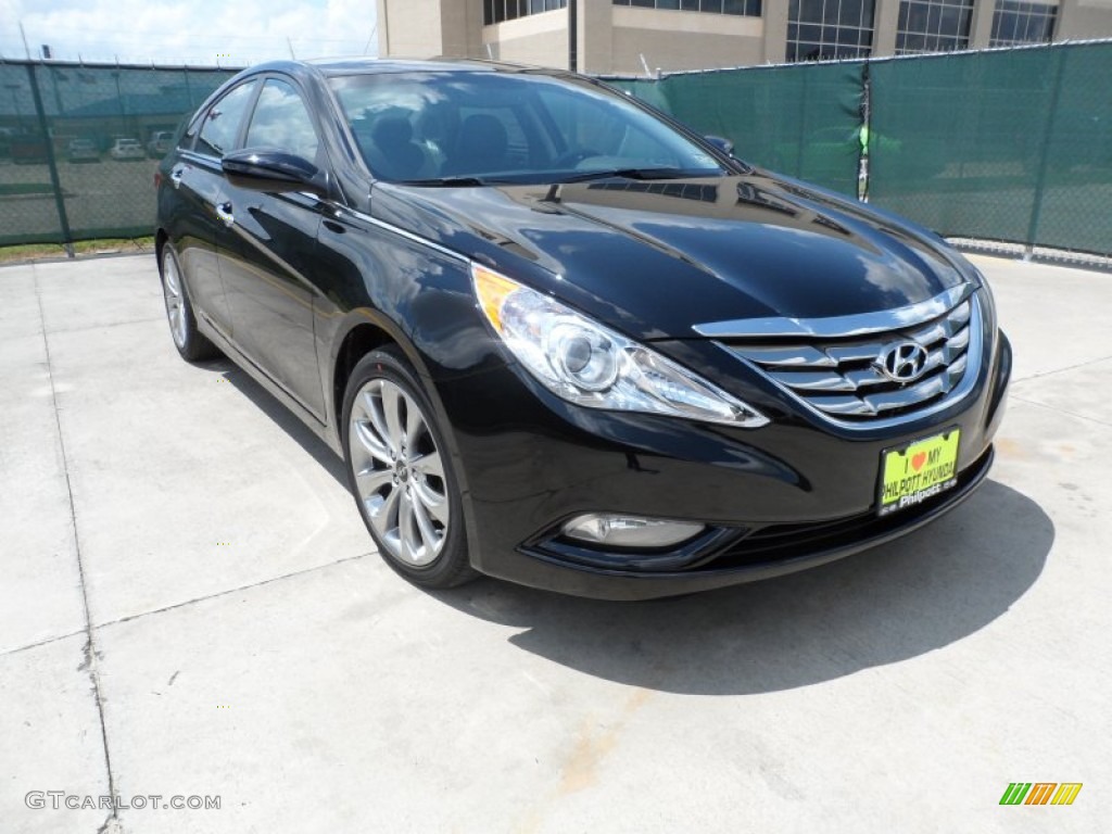 Midnight Black Hyundai Sonata