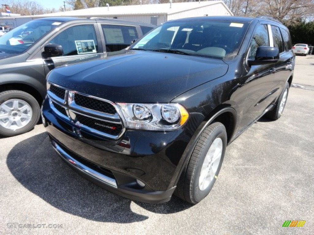 2012 Durango SXT AWD - Brilliant Black Crystal Pearl / Black photo #1