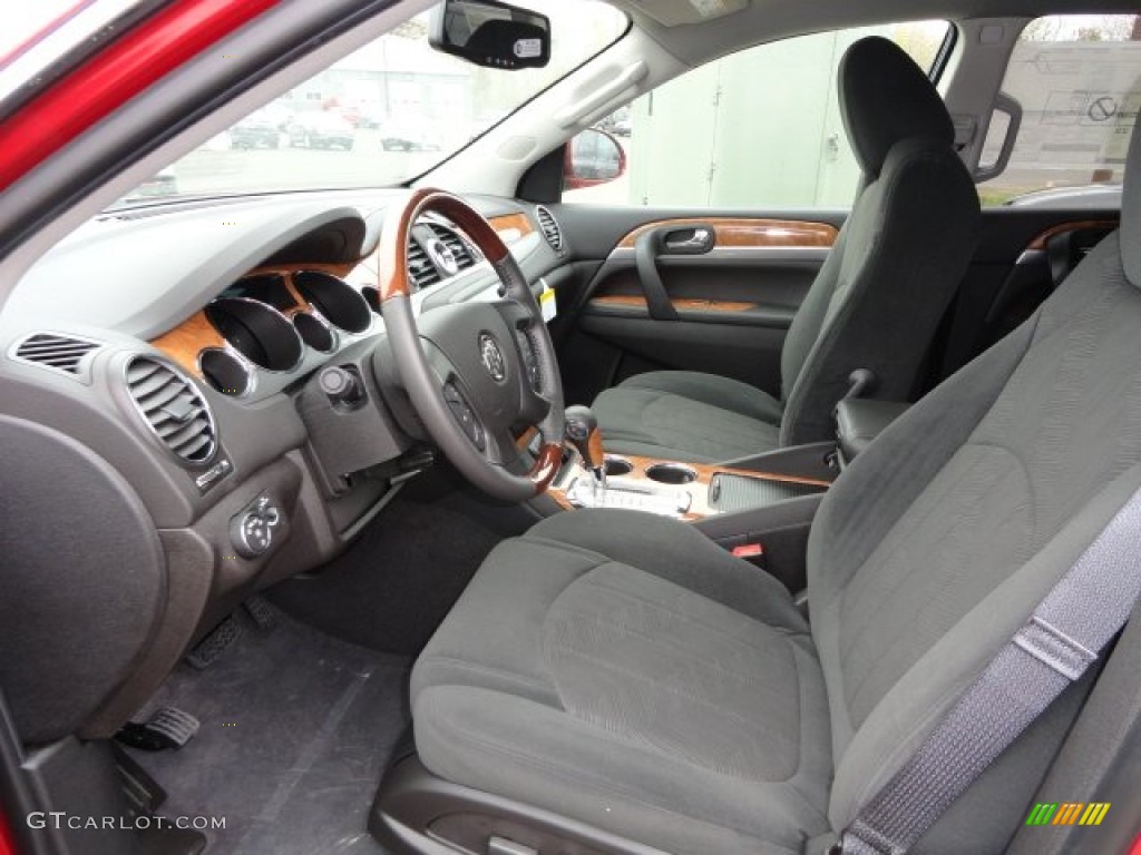 Ebony Interior 2012 Buick Enclave AWD Photo #63840499
