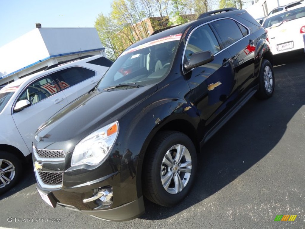 2012 Equinox LT AWD - Black Granite Metallic / Jet Black photo #1