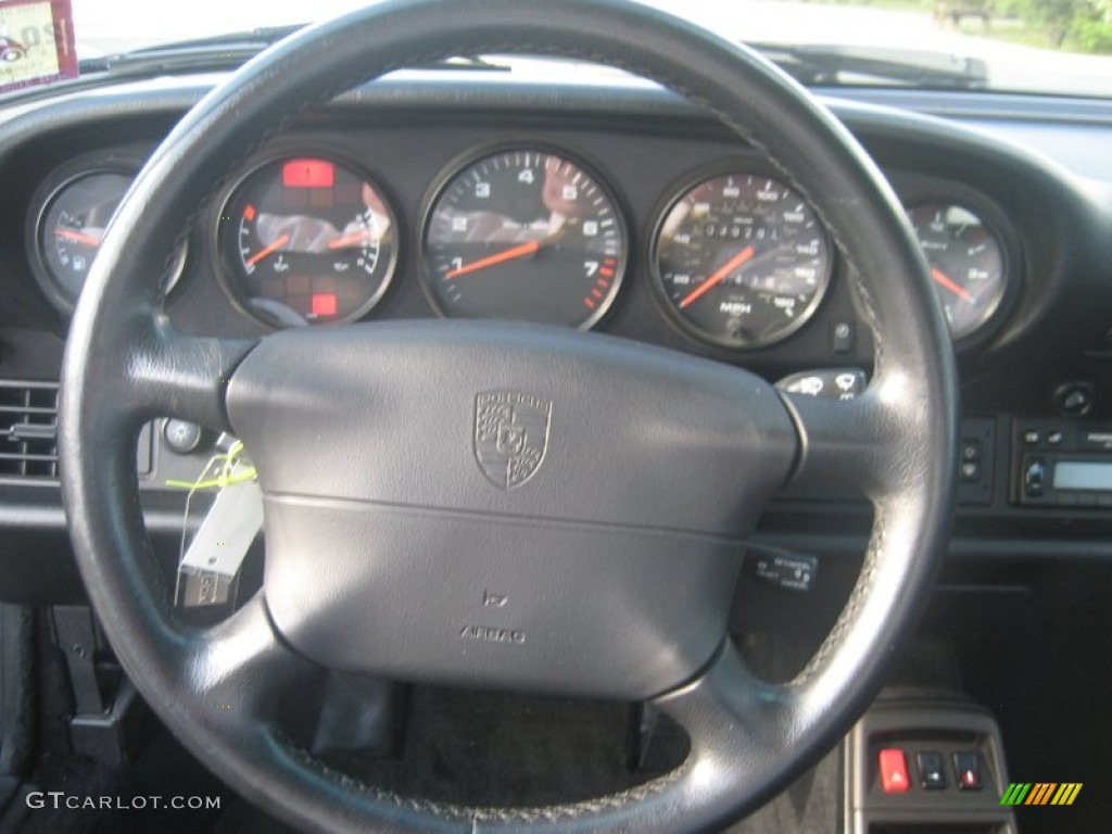 1997 911 Carrera Cabriolet - Slate Grey Metallic / Black photo #11
