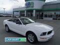 2007 Performance White Ford Mustang V6 Deluxe Convertible  photo #1