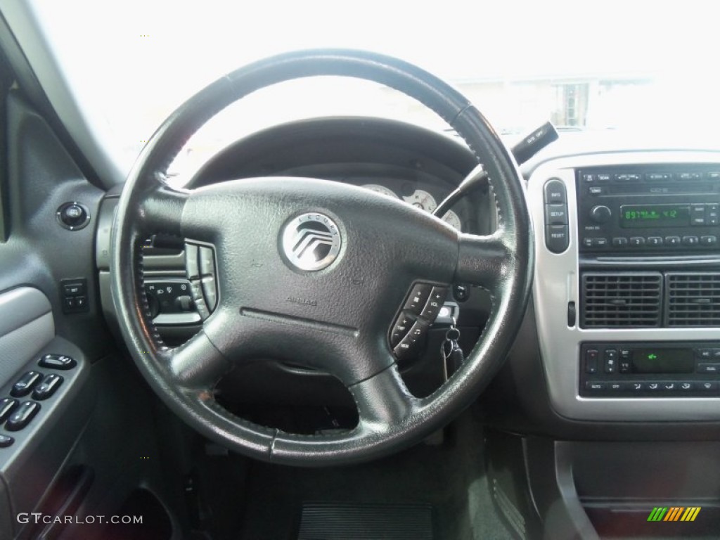 2004 Mountaineer V8 Premier AWD - Ceramic White Pearl / Midnight Grey photo #10