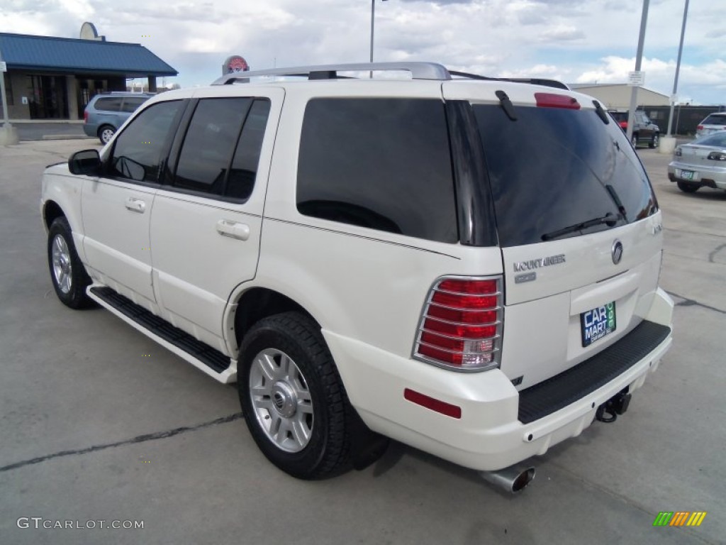 2004 Mountaineer V8 Premier AWD - Ceramic White Pearl / Midnight Grey photo #26