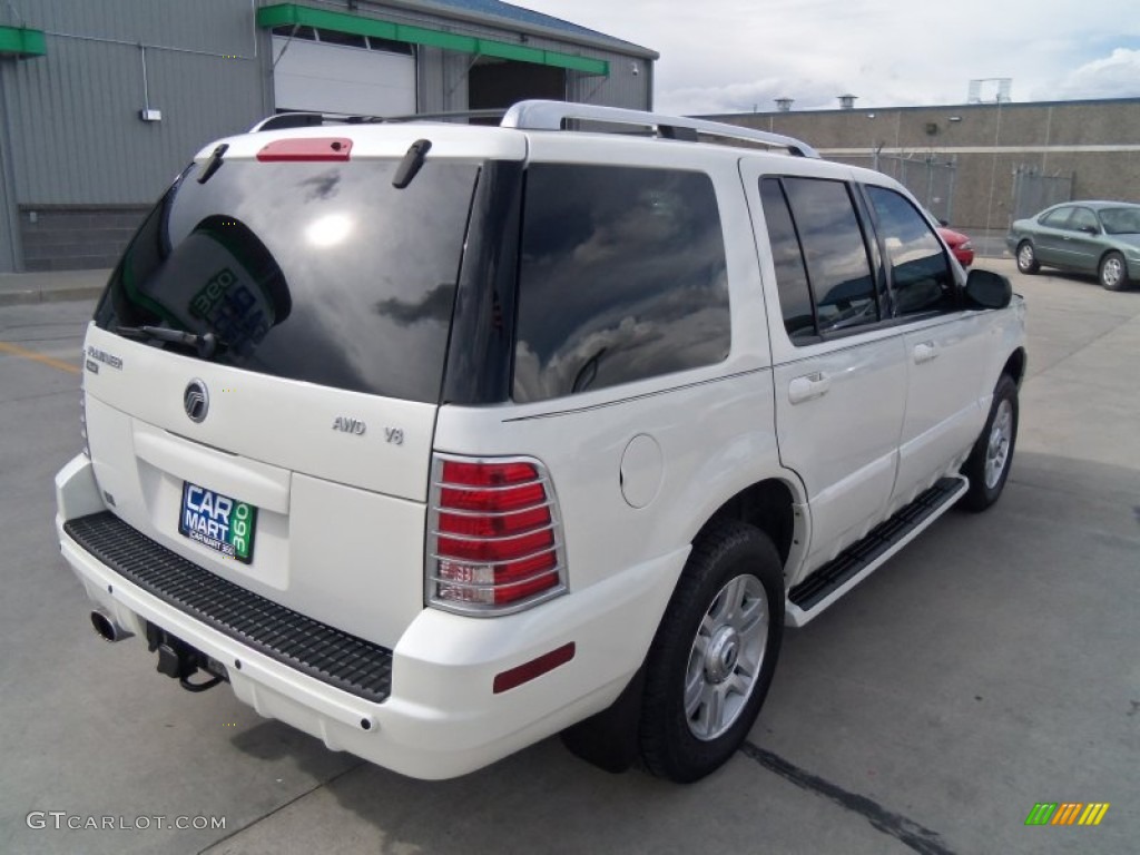 2004 Mountaineer V8 Premier AWD - Ceramic White Pearl / Midnight Grey photo #32
