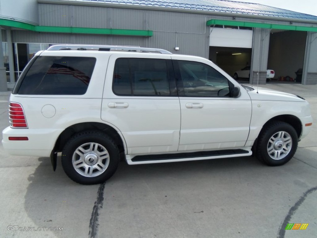 2004 Mountaineer V8 Premier AWD - Ceramic White Pearl / Midnight Grey photo #33