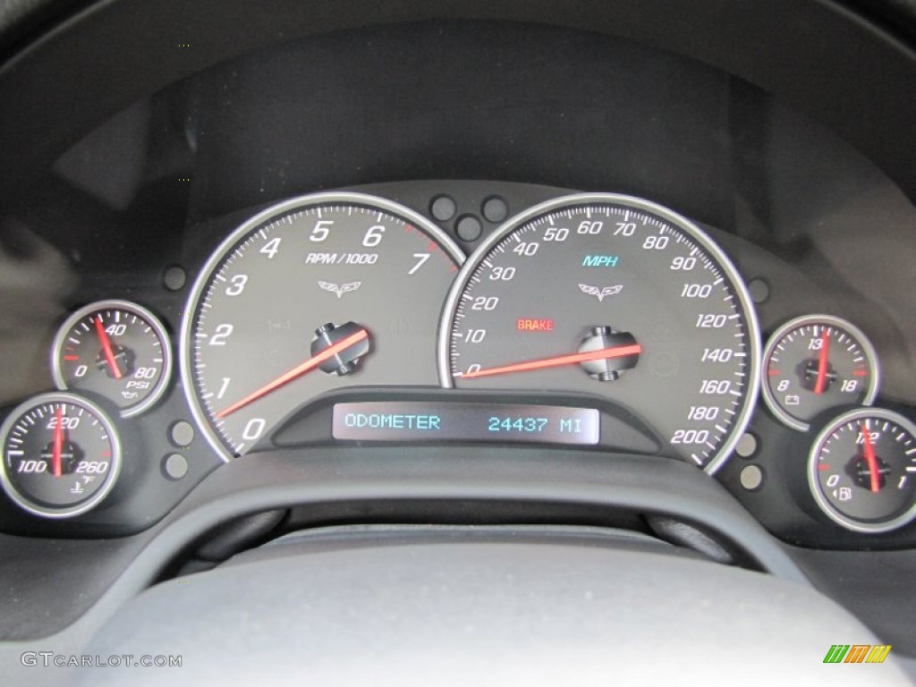 2011 Chevrolet Corvette Coupe Gauges Photo #63844086
