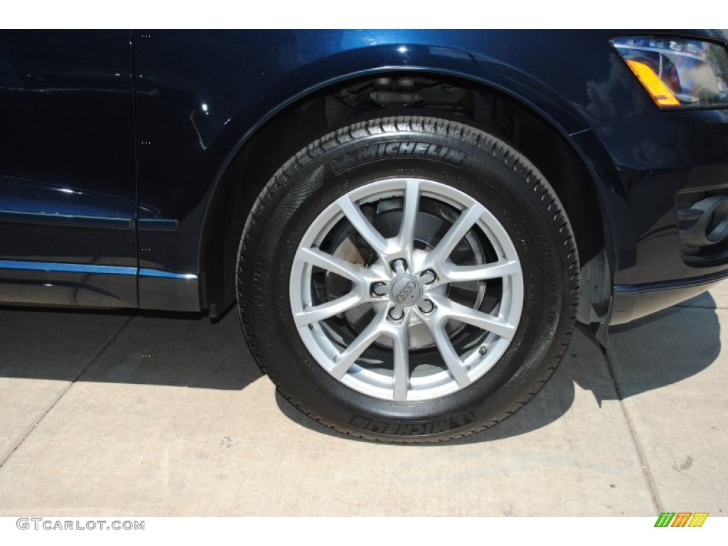 2009 Q5 3.2 Premium quattro - Deep Sea Blue Pearl Effect / Light Gray photo #8