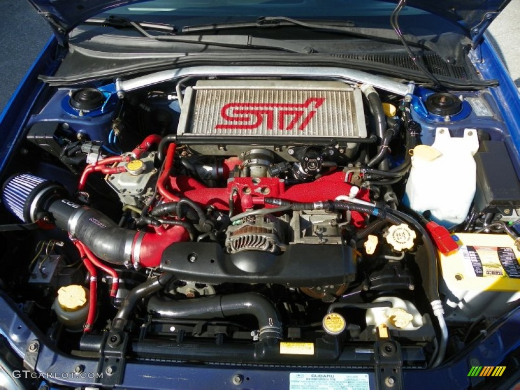 2004 Subaru Impreza WRX STi 2.5 Liter STi Turbocharged DOHC 16-Valve Flat 4 Cylinder Engine Photo #63844692