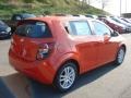 2012 Inferno Orange Metallic Chevrolet Sonic LT Hatch  photo #8