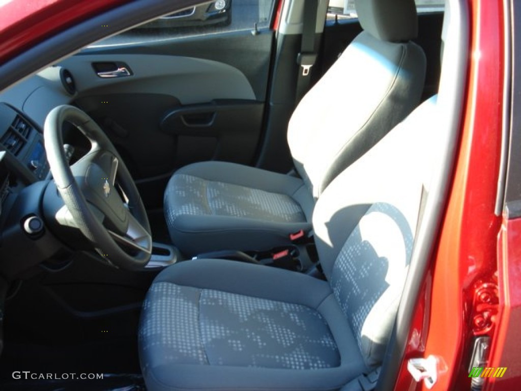 2012 Sonic LS Sedan - Crystal Red Tintcoat / Jet Black/Dark Titanium photo #11