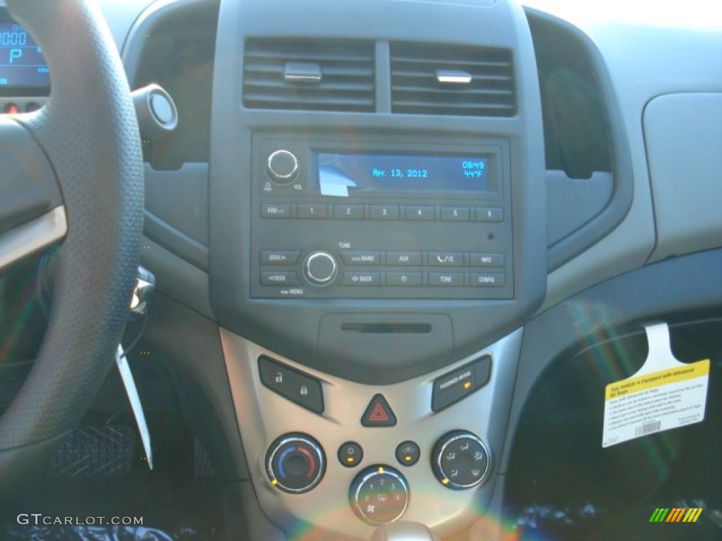 2012 Sonic LS Sedan - Crystal Red Tintcoat / Jet Black/Dark Titanium photo #16