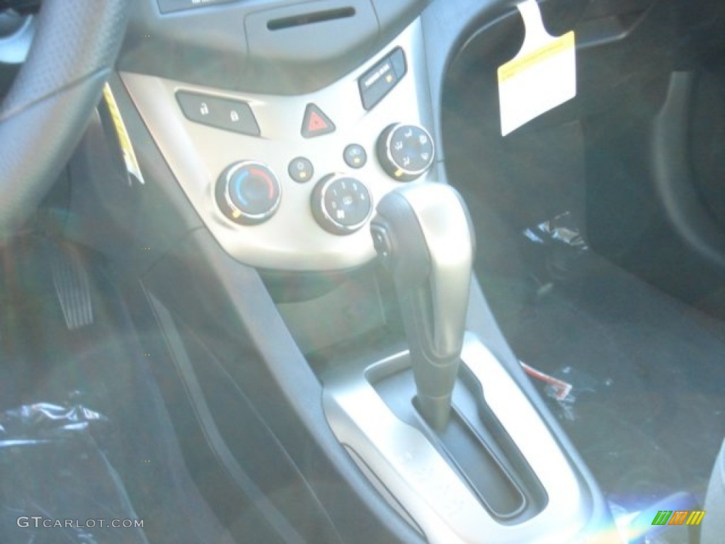 2012 Sonic LS Sedan - Crystal Red Tintcoat / Jet Black/Dark Titanium photo #17