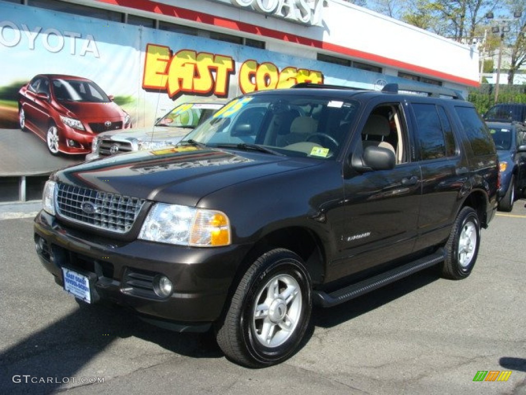 2005 Explorer XLT 4x4 - Mineral Grey Metallic / Medium Parchment photo #3