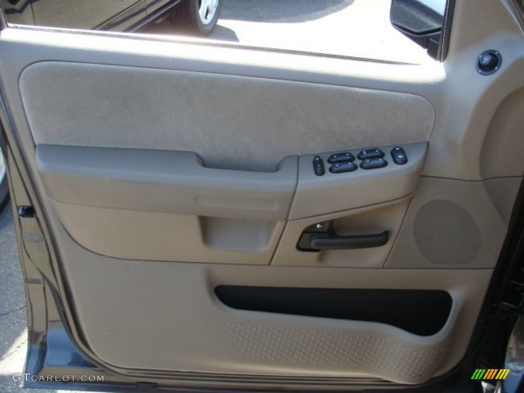 2005 Explorer XLT 4x4 - Mineral Grey Metallic / Medium Parchment photo #6