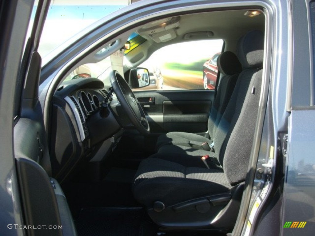 2010 Tundra Double Cab 4x4 - Slate Gray Metallic / Black photo #6