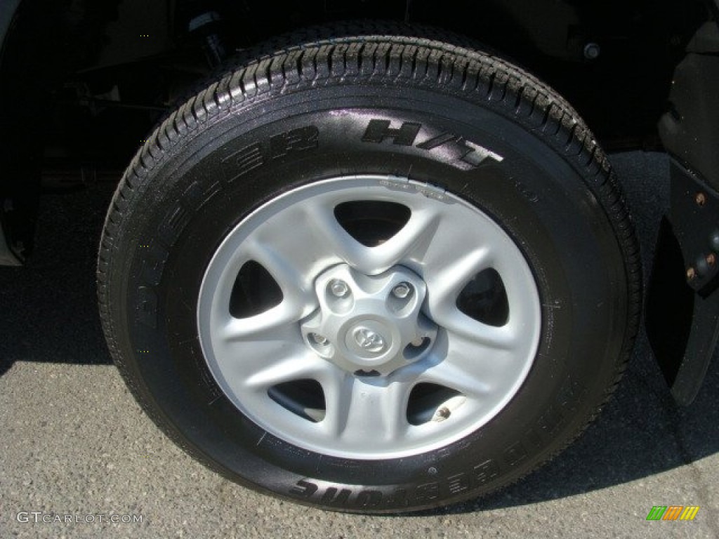 2010 Tundra Double Cab 4x4 - Slate Gray Metallic / Black photo #13