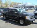 2010 Black Chevrolet Silverado 1500 LS Extended Cab 4x4  photo #1