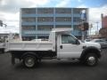 Oxford White 2010 Ford F450 Super Duty Regular Cab 4x4 Chassis Dump Truck