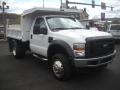 Oxford White - F450 Super Duty Regular Cab 4x4 Chassis Dump Truck Photo No. 8