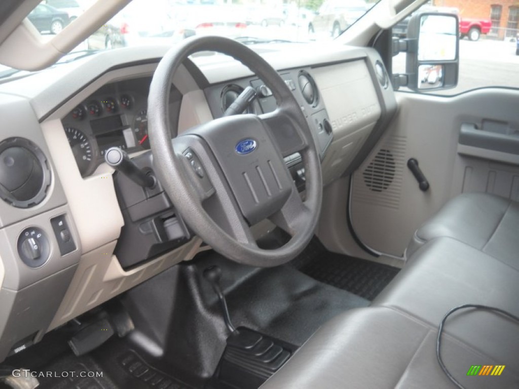 Medium Stone Interior 2010 Ford F450 Super Duty Regular Cab 4x4 Chassis Dump Truck Photo #63847011