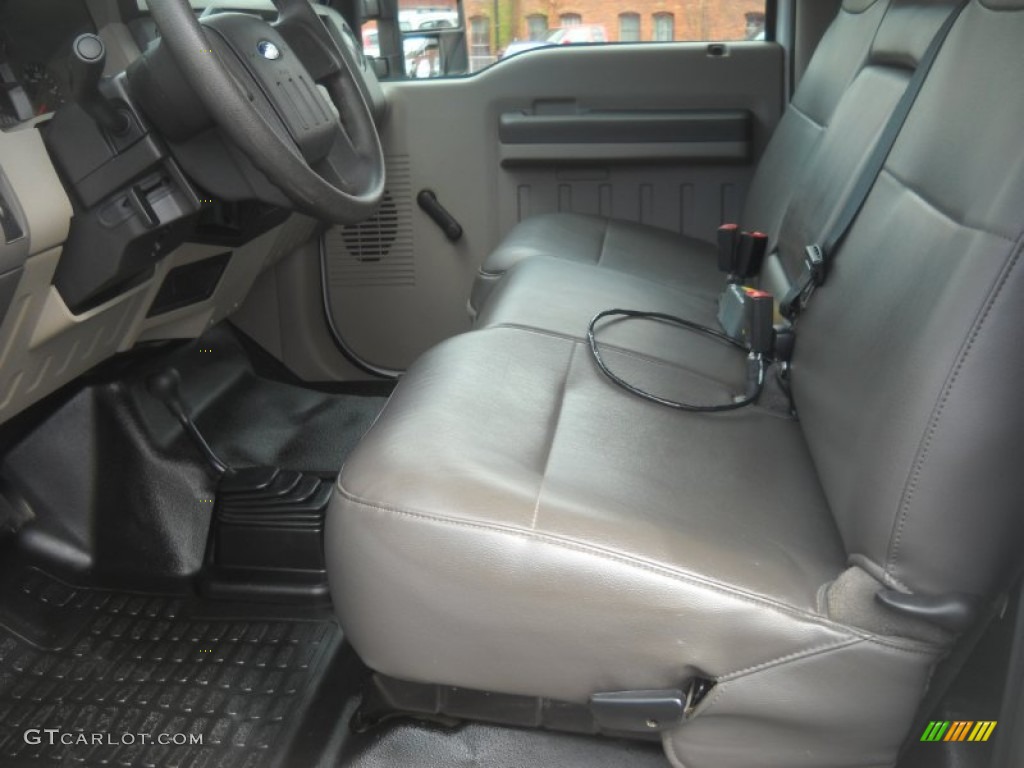 Medium Stone Interior 2010 Ford F450 Super Duty Regular Cab 4x4 Chassis Dump Truck Photo #63847014
