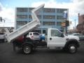 Oxford White 2010 Ford F450 Super Duty Regular Cab 4x4 Chassis Dump Truck Exterior