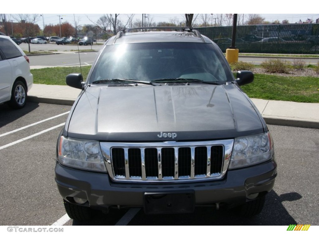 2004 Grand Cherokee Overland 4x4 - Graphite Metallic / Dark Slate Gray photo #2