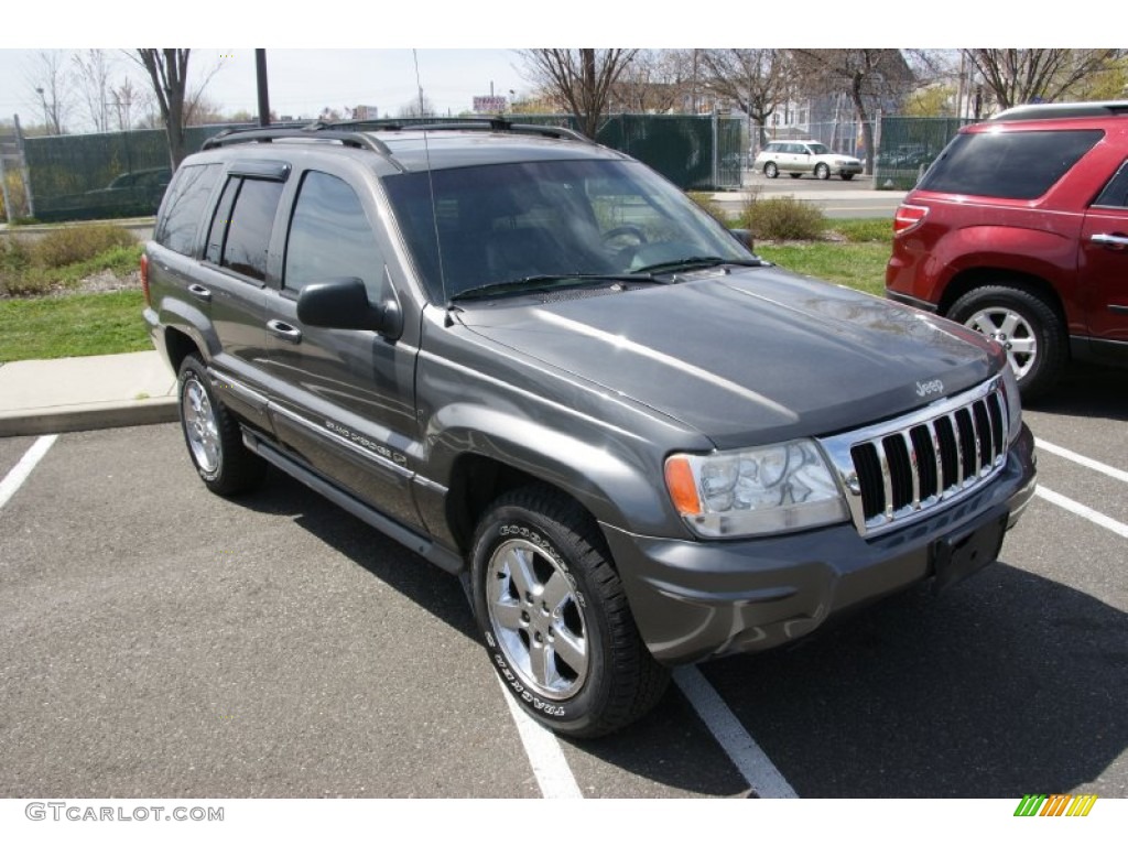 2004 Grand Cherokee Overland 4x4 - Graphite Metallic / Dark Slate Gray photo #3