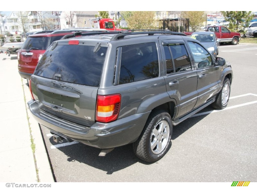 2004 Grand Cherokee Overland 4x4 - Graphite Metallic / Dark Slate Gray photo #4