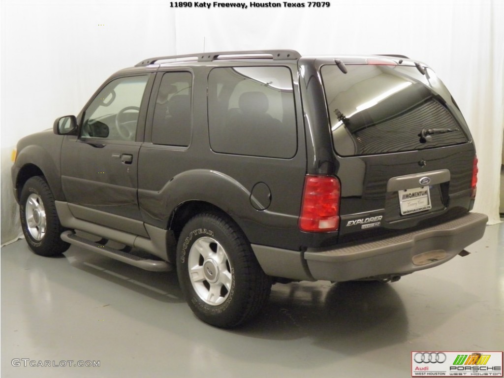 2003 Explorer Sport XLT 4x4 - Black / Midnight Gray photo #22