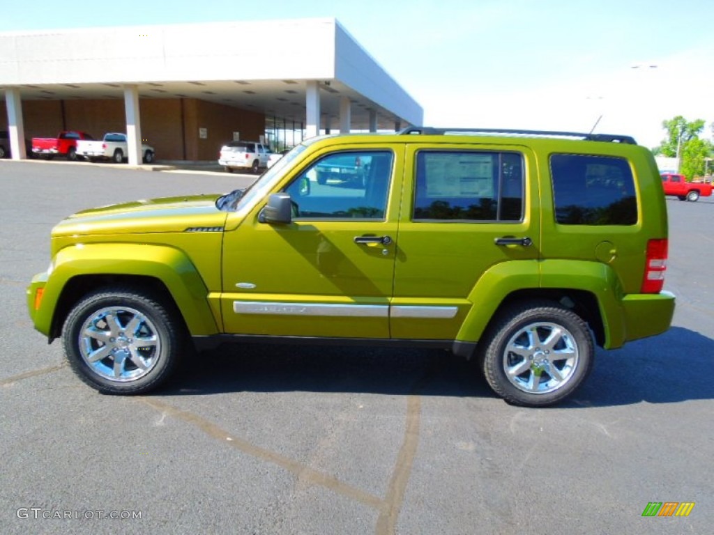 Rescue Green Metallic 2012 Jeep Liberty Latitude Exterior Photo #63853825