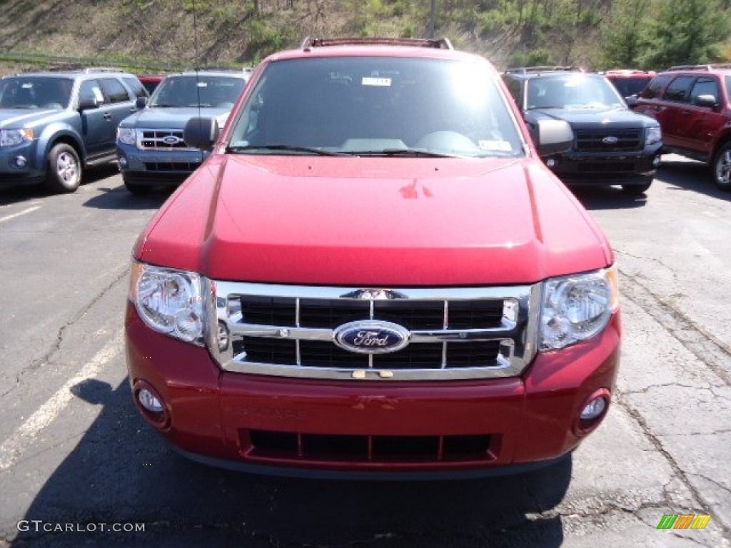 2012 Escape XLT 4WD - Toreador Red Metallic / Charcoal Black photo #6
