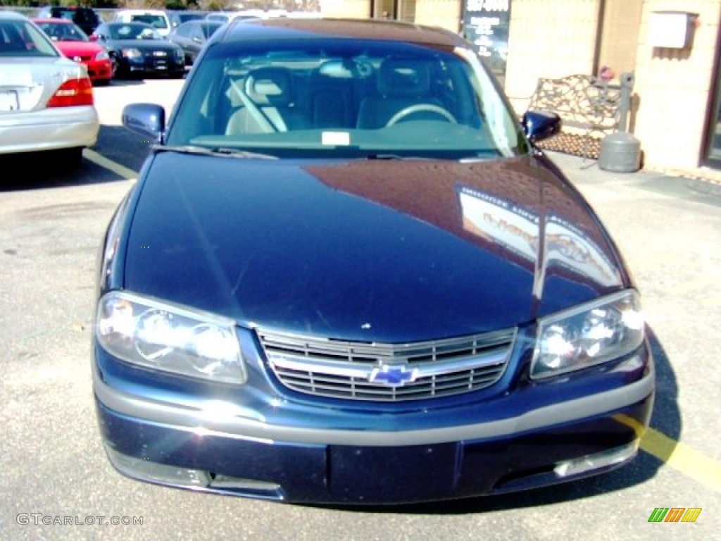 2001 Impala LS - Navy Blue Metallic / Medium Gray photo #3