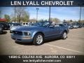 2006 Windveil Blue Metallic Ford Mustang V6 Premium Convertible  photo #1