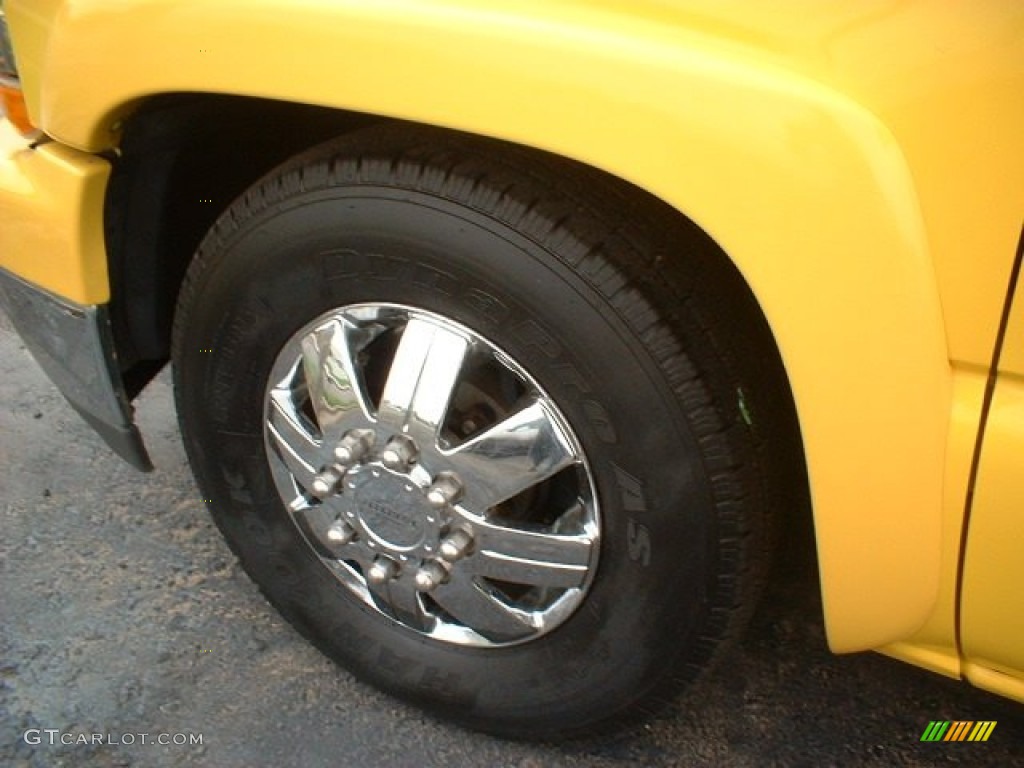 2002 Silverado 3500 LT Extended Cab Dually - Wheatland Yellow / Graphite photo #8