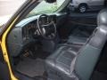 Graphite 2002 Chevrolet Silverado 3500 LT Extended Cab Dually Interior Color