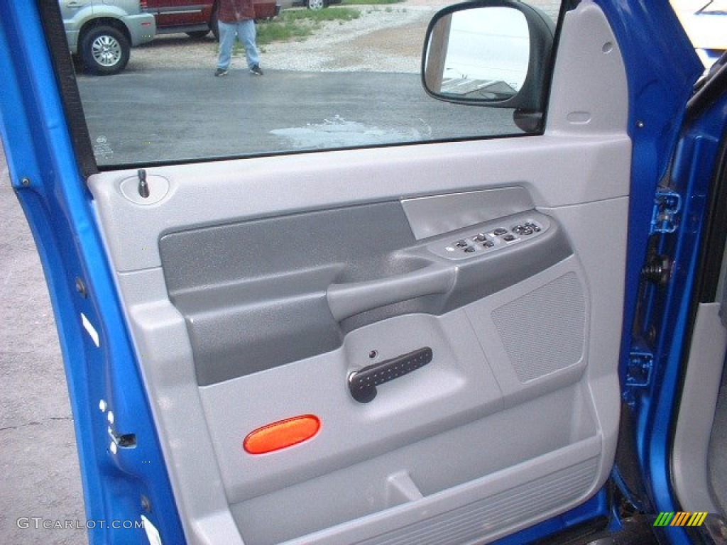 2007 Ram 1500 Lone Star Edition Quad Cab - Electric Blue Pearl / Medium Slate Gray photo #11