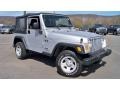 2004 Bright Silver Metallic Jeep Wrangler X 4x4  photo #3