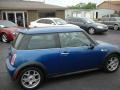 2005 Hyper Blue Metallic Mini Cooper S Hardtop  photo #4