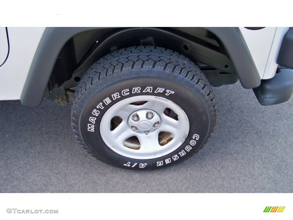 2004 Wrangler X 4x4 - Bright Silver Metallic / Dark Slate Gray photo #9