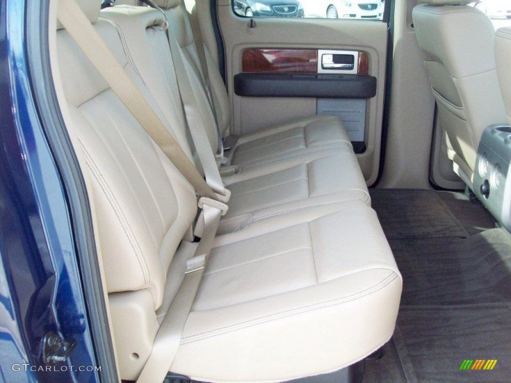 2010 F150 Lariat SuperCrew 4x4 - Dark Blue Pearl Metallic / Tan photo #20