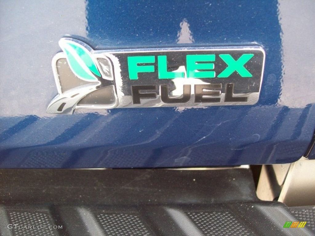 2010 F150 Lariat SuperCrew 4x4 - Dark Blue Pearl Metallic / Tan photo #36