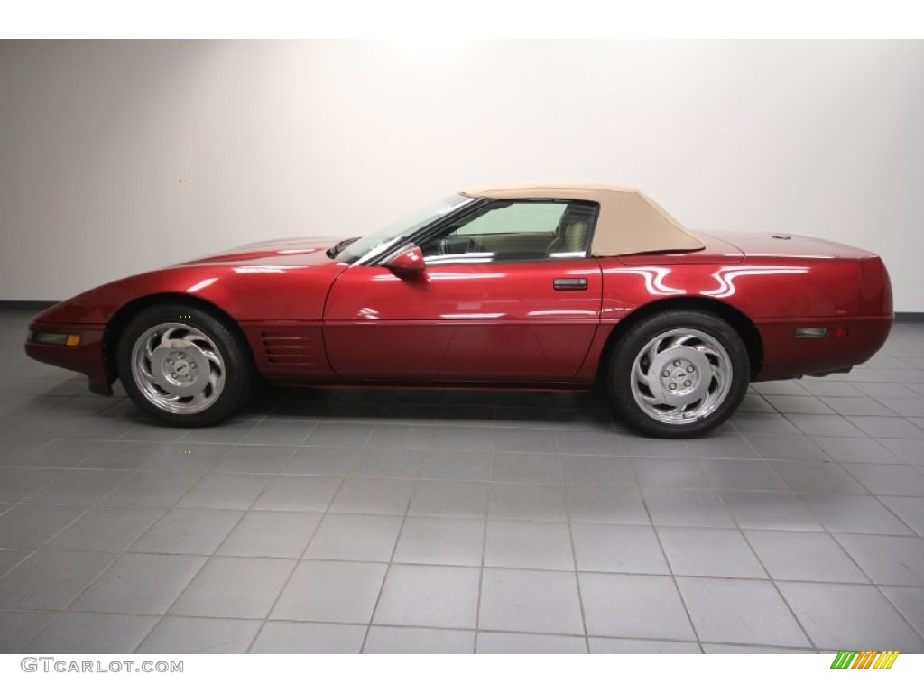 Dark Red Metallic 1994 Chevrolet Corvette Convertible Exterior Photo #63860011