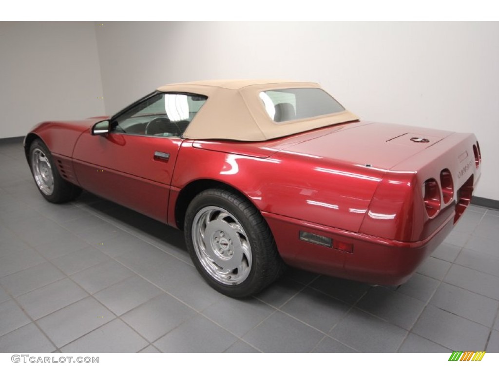 Dark Red Metallic 1994 Chevrolet Corvette Convertible Exterior Photo #63860035