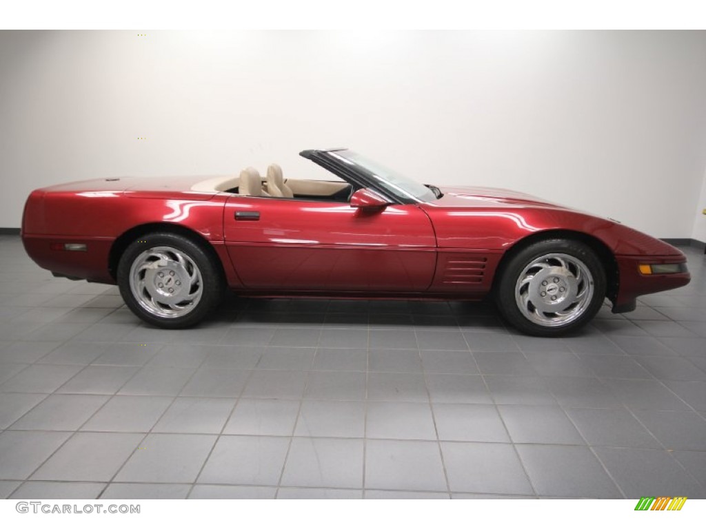 Dark Red Metallic 1994 Chevrolet Corvette Convertible Exterior Photo #63860197