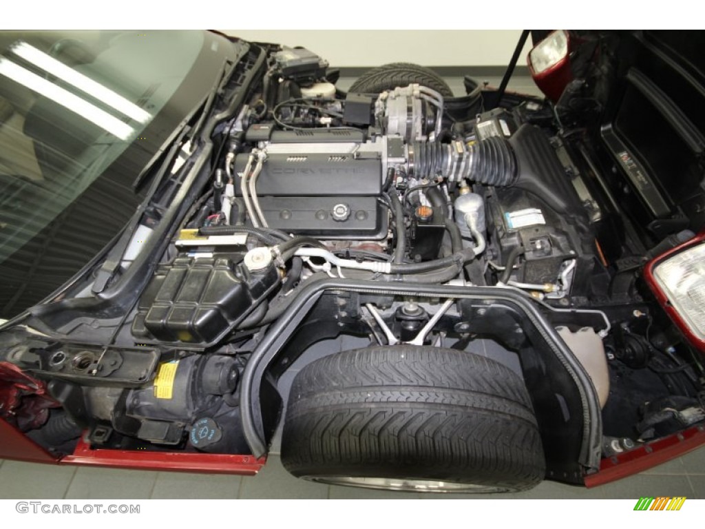 1994 Corvette Convertible - Dark Red Metallic / Light Beige photo #26