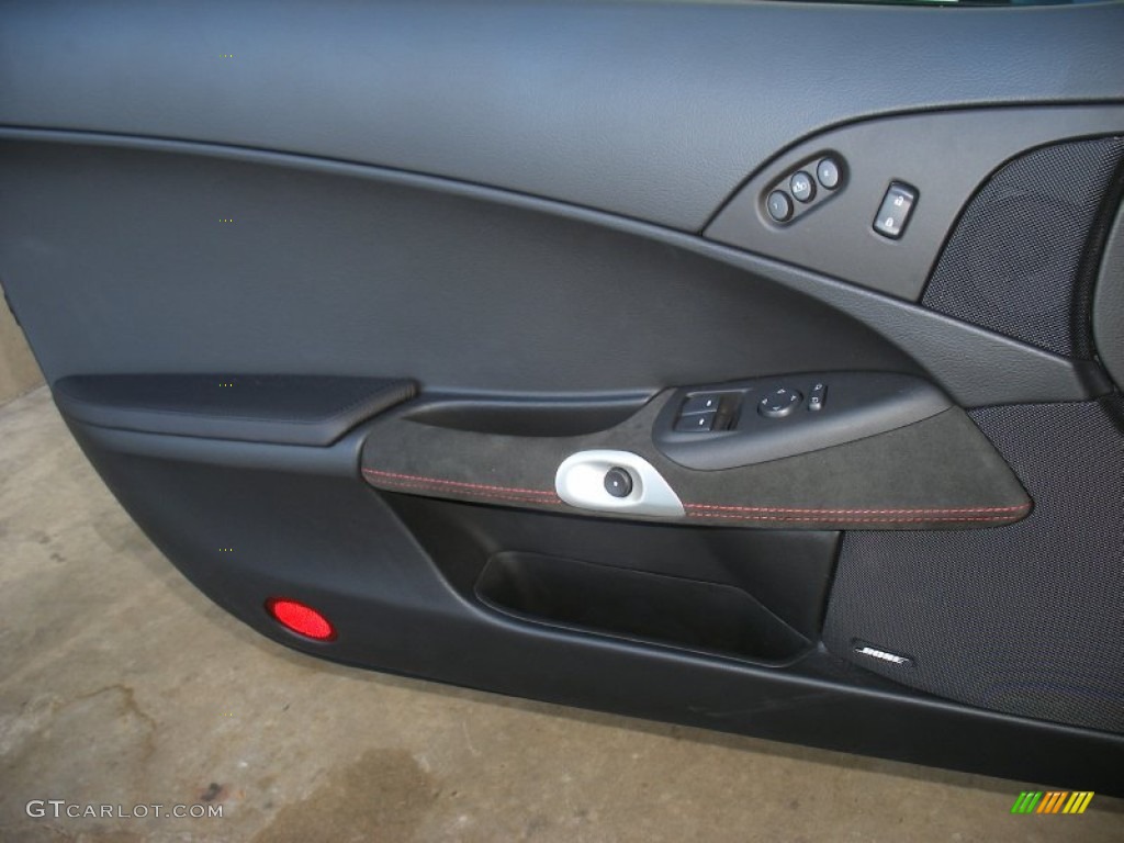 2012 Chevrolet Corvette Centennial Edition Coupe Ebony Door Panel Photo #63861198